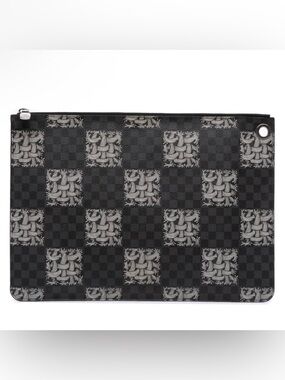 LOUIS VUITTON X Christopher Nemeth Damier Graphite Canvas Pochette Jour PM